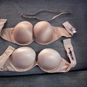 Victoria's Secret Very Sexy Bras-(1-38B/Convertible & 1- 38C/Strapless)